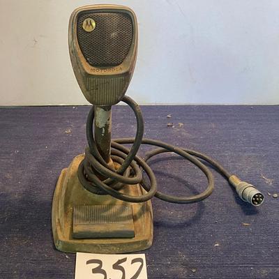 Vintage Motorola Stand Microphone