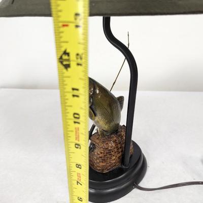 Fishing Theme Lake Trout Table Lamp