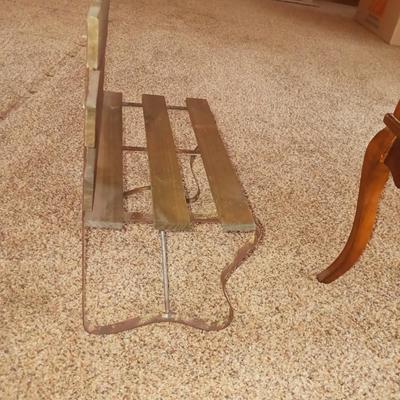 DISPLAY TABLE AND DOLL BENCH