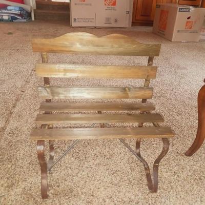 DISPLAY TABLE AND DOLL BENCH