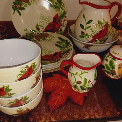 CARDINAL BY NOBLE EXCELLENCE DINNERWARE