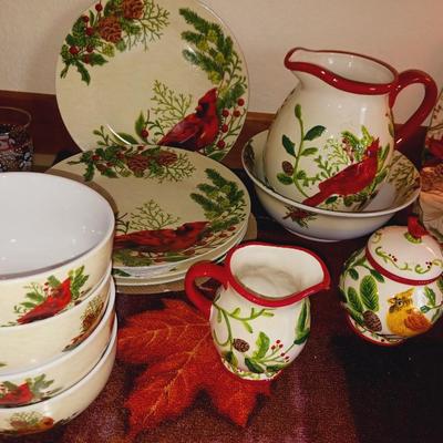 CARDINAL BY NOBLE EXCELLENCE DINNERWARE