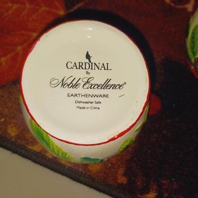 CARDINAL BY NOBLE EXCELLENCE DINNERWARE