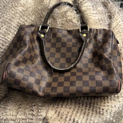 Louis Vuitton large women’s brown purse