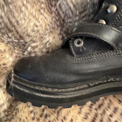 HARLEY DAVIDSONS WOMENS TURBULENT BLACK LEATHER motorcycle boots size6