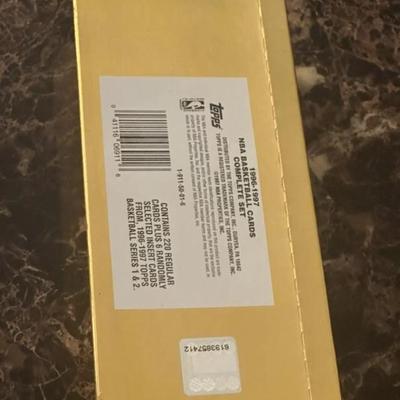 1996-97 TOPPS BASKETBALL FACTORY SEALED GOLD BAR-COMPLETE SET-KOBE RC+AUTO LOOK!