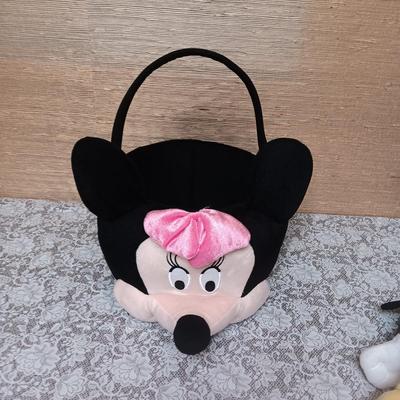 MICKEY MOUSE BASKET AND PLUSH TOYS