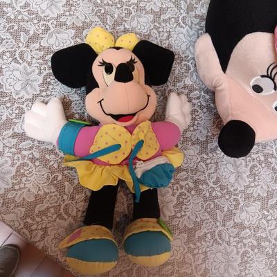 MICKEY MOUSE BASKET AND PLUSH TOYS