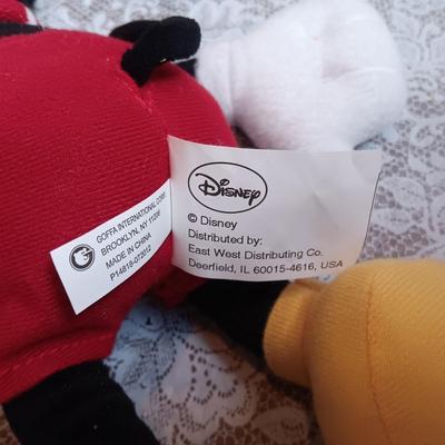 MICKEY MOUSE BASKET AND PLUSH TOYS