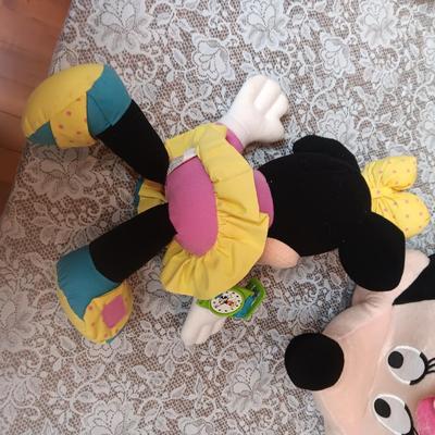 MICKEY MOUSE BASKET AND PLUSH TOYS