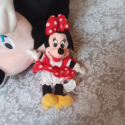 MICKEY MOUSE BASKET AND PLUSH TOYS