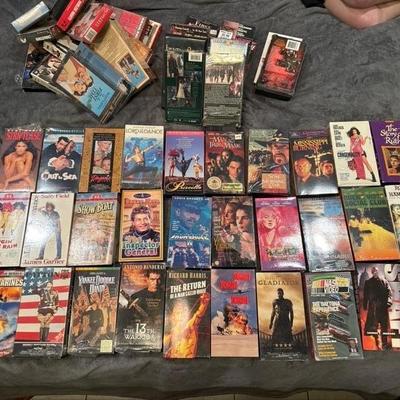 Lot of 30 VHS MOVIES HOLLYWOODS FINEST SOME SEALED ALL ARE EXCELLENT