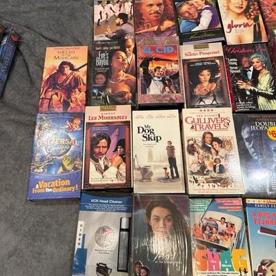 Lot of 30 VHS MOVIE TAPES SOME ALL SEALED ALL IN EXCELLENT SHAPE