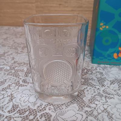 WALT DISNEY MICKEY SORCERER RESIN CLOCK AND 2 GLASSES