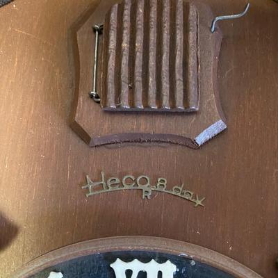 Vintage Black Forest Heco 8 Day Clock