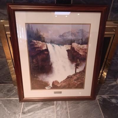"THE POWER OF THE MAJESTIC" BY THOMAS KINKADE WITH CERTIFICATE