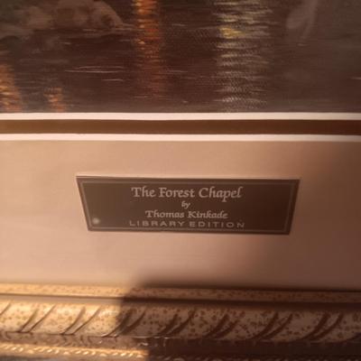 "AMBER AFTERNOON" & "THE FOREST CHAPEL" BOTH BY THOMAS KINKADE