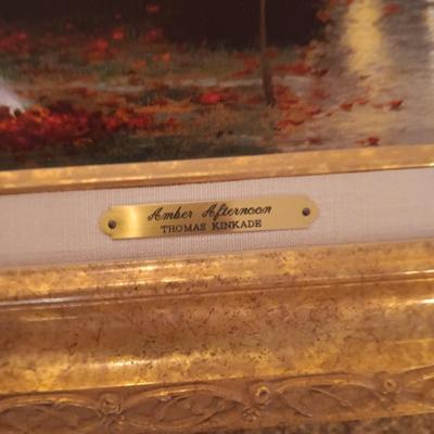 "AMBER AFTERNOON" & "THE FOREST CHAPEL" BOTH BY THOMAS KINKADE