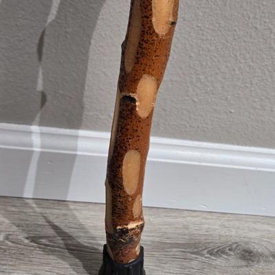 Carved Wood Walking Stick