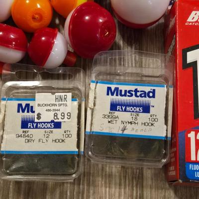 Fishing Line, Robbers, Hooks, Fly Lures