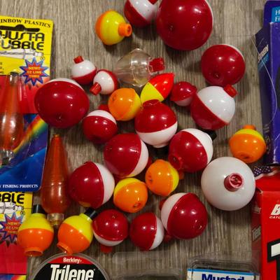 Fishing Line, Robbers, Hooks, Fly Lures