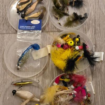 3 Containers of Fly Lures