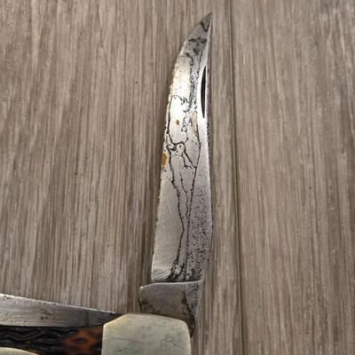 WESTERN 2 Blade Hunting Pocket Knife