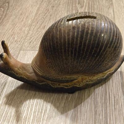 Ceramic Snail Bank