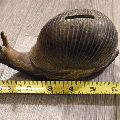 Ceramic Snail Bank