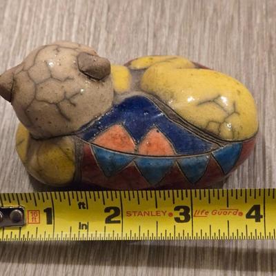 Ceramic Raku Lion