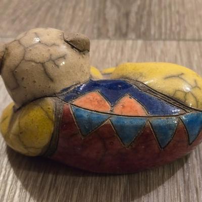 Ceramic Raku Lion