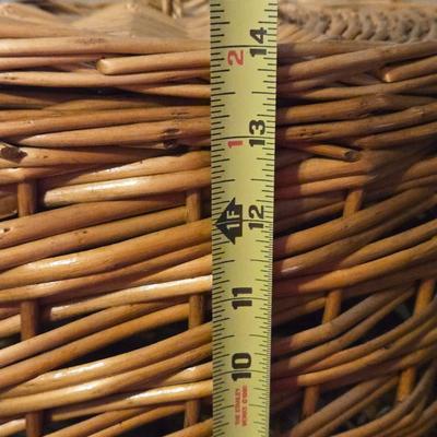 Basket with Handles & Lid #1