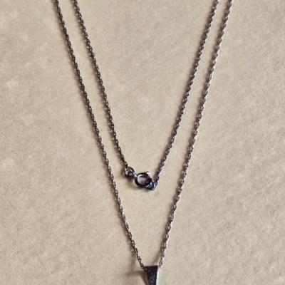 Sterling Silver Ying Yang Pendant Necklace