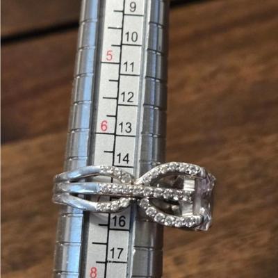 Sterling Silver & Cubic Zirconia Ring