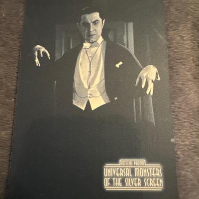 DRACULA UNIVERSAL OF THE SILVER SCREEN PROMO 1 of 6 rare
