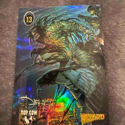 THE DARKNESS Holochrome Chromium Promo Card #13 WIZARD MAGAZINE Top Cow 1996