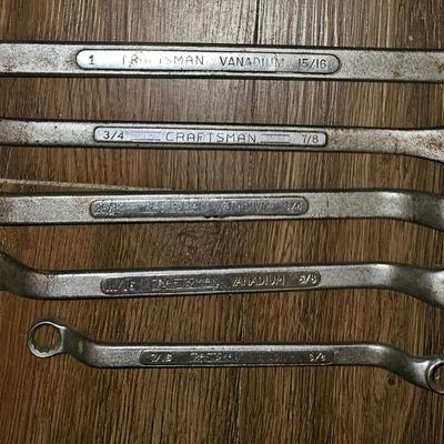 Craftsman Vanadium Box-End Wrenches