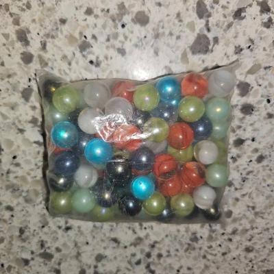 Vintage Bag of Marbles