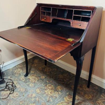 Drop Leaf Vintage Secretary Desk