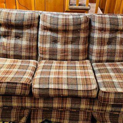 Vintage Style Multi-Pattern Sofa