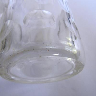 Old Cut Glass Barber Bottles, Matching Pair