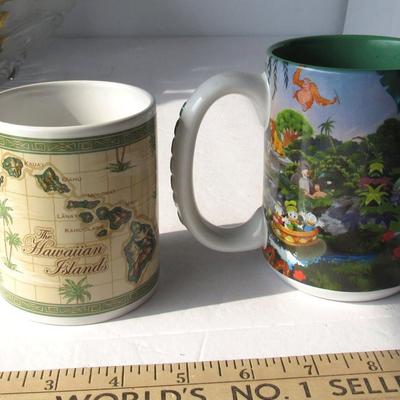 Disney and Hawaii Mugs and Salt and Pepper Sets