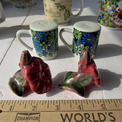 Disney and Hawaii Mugs and Salt and Pepper Sets