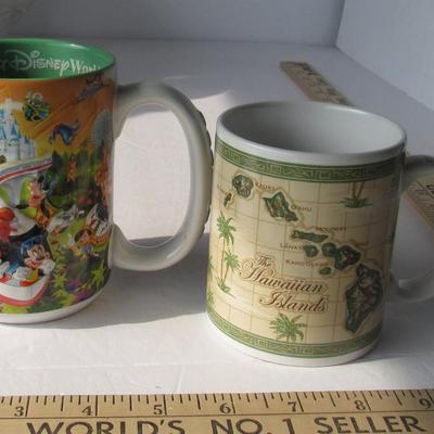 Disney and Hawaii Mugs and Salt and Pepper Sets