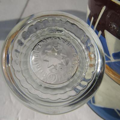 Miniature West German Glass Stein, Rapid City SD Indian Pottery Vase