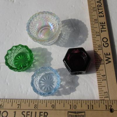 Lot of 4 Open Salt Dips