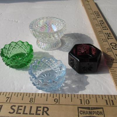 Lot of 4 Open Salt Dips