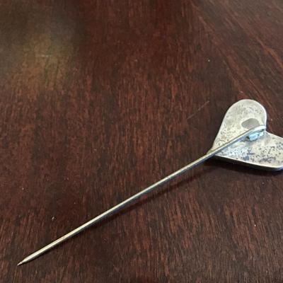 925 Silver Heart Pin
