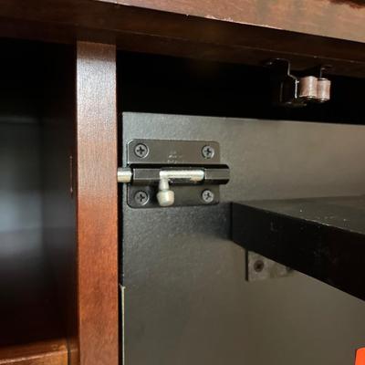 Solid Wood Cabinet / Hide-a-way Desk