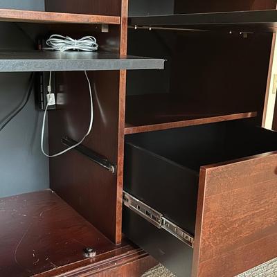 Solid Wood Cabinet / Desk